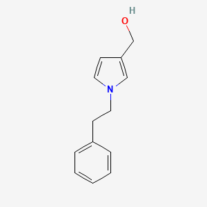 molecular formula C13H15NO B2741649 [1-(2-phenylethyl)-1H-pyrrol-3-yl]methanol CAS No. 1514383-40-4