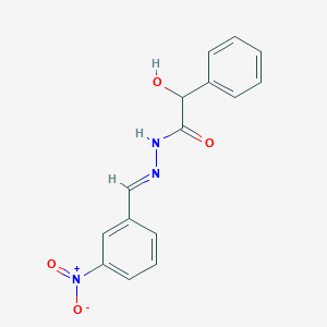 2-hydroxy-N'-{3-nitrobenzylidene}-2-phenylacetohydrazide