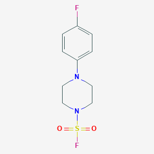 molecular formula C10H12F2N2O2S B2741650 4-(4-Fluorophenyl)piperazine-1-sulfonyl fluoride CAS No. 2411299-79-9
