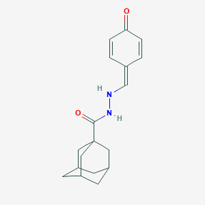 N'-[(4-oxocyclohexa-2,5-dien-1-ylidene)methyl]adamantane-1-carbohydrazide