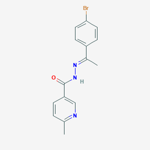 p-Bromoacetophenone 6-methyl-3-pyridinecarbonylhydrazone