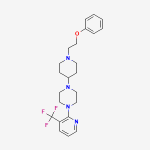 1-(1-(2-Phenoxyethyl)piperidin-4-yl)-4-(3-(trifluoromethyl)pyridin-2-yl)piperazine