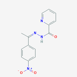 N'-(1-{4-nitrophenyl}ethylidene)-2-pyridinecarbohydrazide