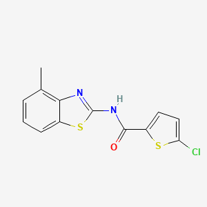 5-chloro-N-(4-methyl-1,3-benzothiazol-2-yl)thiophene-2-carboxamide