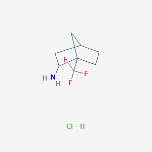 1-(Trifluoromethyl)bicyclo[2.2.1]heptan-2-amine;hydrochloride