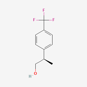 molecular formula C10H11F3O B2741782 (R)-2-[4-(Trifluoromethyl)phenyl]-1-propanol CAS No. 500019-46-5
