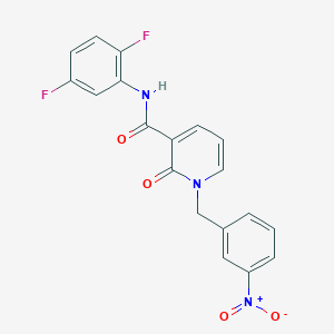 N-(2,5-difluorophenyl)-1-(3-nitrobenzyl)-2-oxo-1,2-dihydropyridine-3-carboxamide