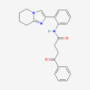 4-oxo-4-phenyl-N-(2-(5,6,7,8-tetrahydroimidazo[1,2-a]pyridin-2-yl)phenyl)butanamide