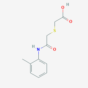2-({[(2-Methylphenyl)carbamoyl]methyl}sulfanyl)acetic acid