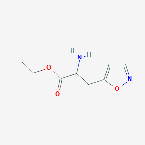 Ethyl 2-amino-3-(1,2-oxazol-5-yl)propanoate