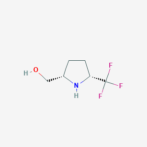[(2S,5R)-5-(Trifluoromethyl)pyrrolidin-2-yl]methanol