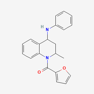1-(2-furoyl)-2-methyl-N-phenyl-1,2,3,4-tetrahydroquinolin-4-amine