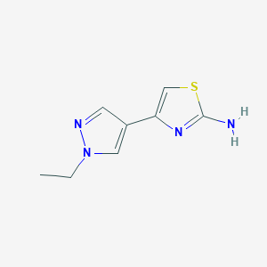 4-(1-Ethyl-1H-pyrazol-4-yl)-thiazol-2-ylamine
