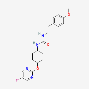 1-((1r,4r)-4-((5-Fluoropyrimidin-2-yl)oxy)cyclohexyl)-3-(4-methoxyphenethyl)urea