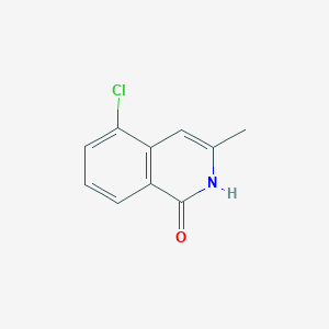 molecular formula C10H8ClNO B2741901 5-Chloro-3-methyl-2H-isoquinolin-1-one CAS No. 1594837-47-4