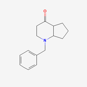 molecular formula C15H19NO B2741906 1-Benzylhexahydro-1H-cyclopenta[b]pyridin-4(4aH)-one CAS No. 69042-25-7