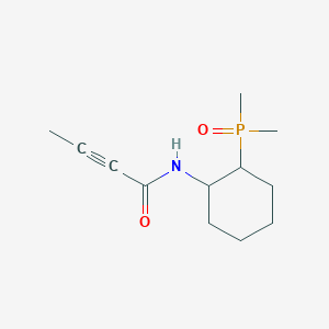 N-(2-Dimethylphosphorylcyclohexyl)but-2-ynamide