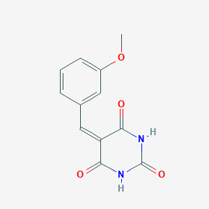 molecular formula C12H10N2O4 B274198 5-(3-Methoxy-benzylidene)-pyrimidine-2,4,6-trione 
