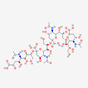molecular formula C44H70N4O33 B2741985 N-Acetylneuraminic Acid Tetramer alpha(2-8) CAS No. 96425-83-1
