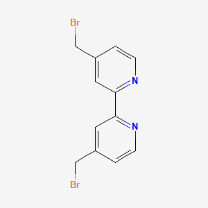 molecular formula C12H10Br2N2 B2742039 4,4'-Bis(bromomethyl)-2,2'-bipyridine CAS No. 134457-14-0; 134457-15-1