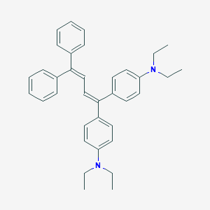molecular formula C36H40N2 B027421 1,1-Bis(4-diethylaminophenyl)-4,4-diphenyl-1,3-butadiene CAS No. 109995-82-6