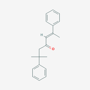 molecular formula C20H22O B274211 6-Methyl-2,6-diphenyl-2-hepten-4-one 