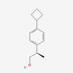 molecular formula C13H18O B2742167 (2R)-2-(4-Cyclobutylphenyl)propan-1-ol CAS No. 2248198-64-1