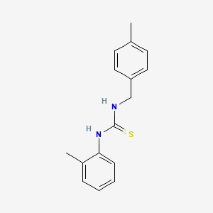 molecular formula C16H18N2S B2742173 N-(4-methylbenzyl)-N'-(2-methylphenyl)thiourea CAS No. 400736-76-7