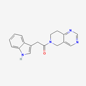 1-(7,8-dihydropyrido[4,3-d]pyrimidin-6(5H)-yl)-2-(1H-indol-3-yl)ethanone
