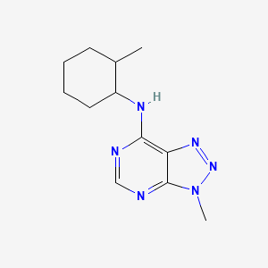 3-methyl-N-(2-methylcyclohexyl)-3H-[1,2,3]triazolo[4,5-d]pyrimidin-7-amine
