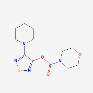 4-(Piperidin-1-yl)-1,2,5-thiadiazol-3-yl morpholine-4-carboxylate
