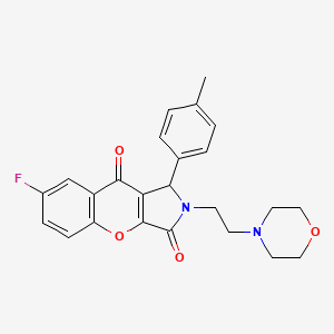 7-Fluoro-2-(2-morpholinoethyl)-1-(p-tolyl)-1,2-dihydrochromeno[2,3-c]pyrrole-3,9-dione