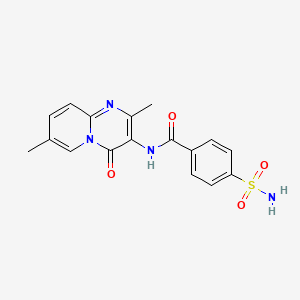 N-(2,7-dimethyl-4-oxo-4H-pyrido[1,2-a]pyrimidin-3-yl)-4-sulfamoylbenzamide