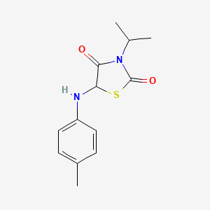 3-Isopropyl-5-(p-tolylamino)thiazolidine-2,4-dione