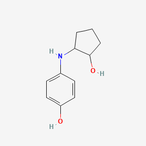 molecular formula C11H15NO2 B2742318 4-[(2-Hydroxycyclopentyl)amino]phenol CAS No. 2097884-59-6