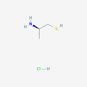 molecular formula C3H10ClNS B2742347 (R)-2-Aminopropane-1-thiol hydrochloride CAS No. 114179-97-4