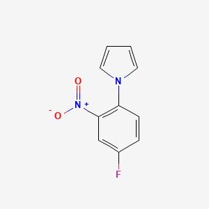 molecular formula C10H7FN2O2 B2742364 1-(4-fluoro-2-nitrophenyl)-1H-pyrrole CAS No. 674284-49-2