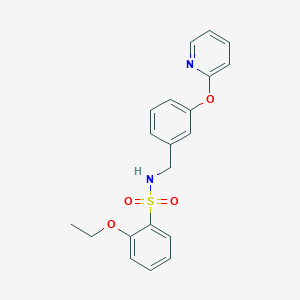 molecular formula C20H20N2O4S B2742368 2-ethoxy-N-(3-(pyridin-2-yloxy)benzyl)benzenesulfonamide CAS No. 1704660-37-6