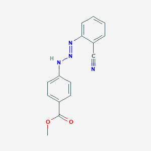 Methyl 4-[3-(2-cyanophenyl)-2-triazeno]benzoate