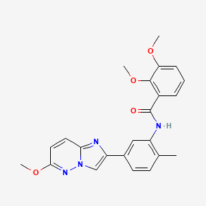 2,3-dimethoxy-N-(5-(6-methoxyimidazo[1,2-b]pyridazin-2-yl)-2-methylphenyl)benzamide