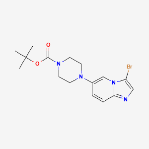 tert-Butyl 4-(3-bromoimidazo[1,2-a]pyridin-6-yl)piperazine-1-carboxylate