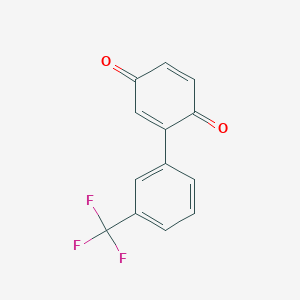 2-[3-(Trifluoromethyl)phenyl]cyclohexa-2,5-diene-1,4-dione