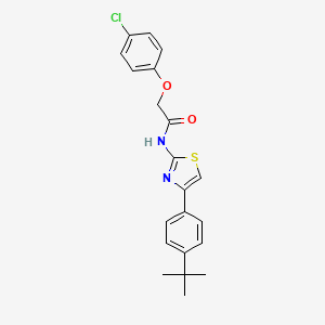 N-[4-(4-tert-butylphenyl)-1,3-thiazol-2-yl]-2-(4-chlorophenoxy)acetamide