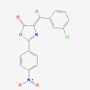 4-(3-chlorobenzylidene)-2-{4-nitrophenyl}-1,3-oxazol-5(4H)-one