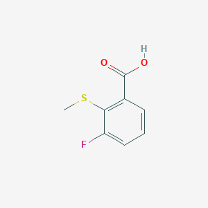 molecular formula C8H7FO2S B2742477 3-氟-2-(甲基硫基)苯甲酸 CAS No. 147460-53-5