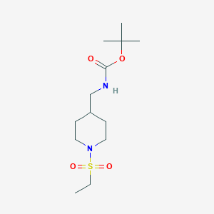 molecular formula C13H26N2O4S B2742503 tert-Butyl [1-(ethylsulfonyl)piperidin-4-yl]methylcarbamate CAS No. 1286263-72-6