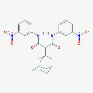 2-(1-adamantyl)-N~1~,N~3~-bis{3-nitrophenyl}malonamide