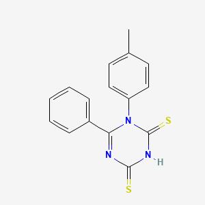 1-(4-methylphenyl)-6-phenyl-1,2,3,4-tetrahydro-1,3,5-triazine-2,4-dithione