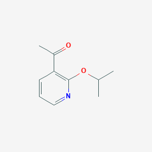 molecular formula C10H13NO2 B2742545 1-(2-Isopropoxypyridin-3-yl)ethanone CAS No. 1551553-85-5