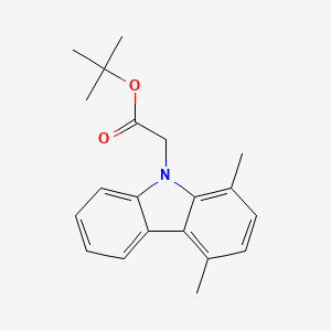 tert-butyl 2-(1,4-dimethyl-9H-carbazol-9-yl)acetate